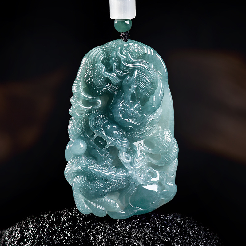 Jewelry & Watches Store - Kalung Liontin Naga Giok Burma Alami