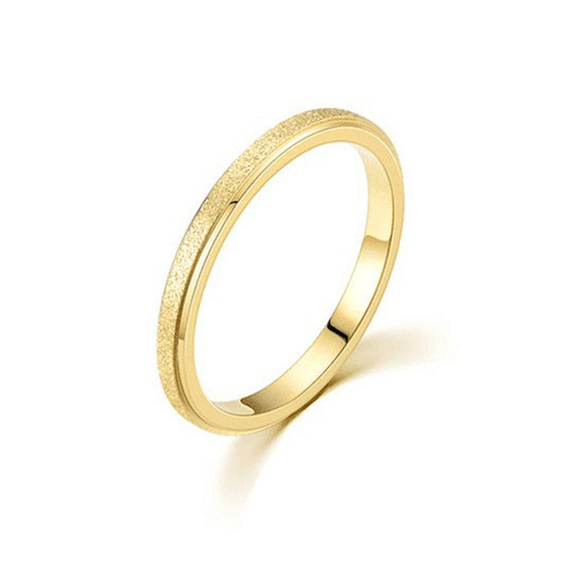 Minimalist Ring Stackable - Cincin Midi Buku Jari Bulat Polos