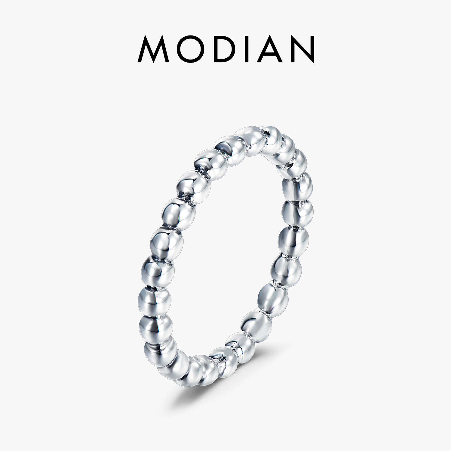 Minimalist Ring Stackable - Modian Minimalis Sederhana Nyata 925 Sterling