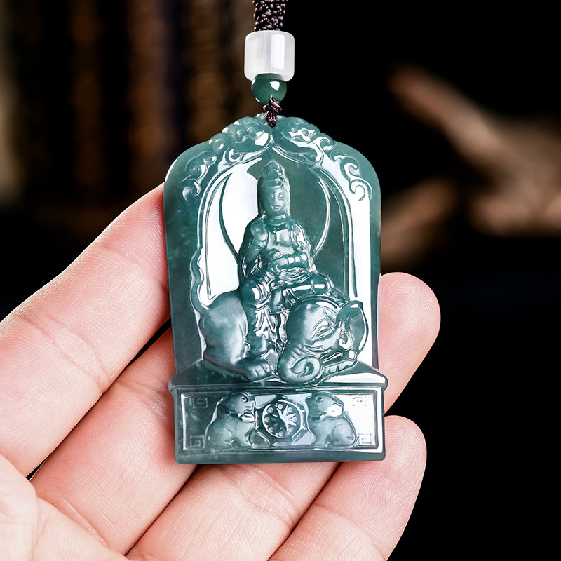 Jewelry & Watches Store - Kalung Liontin Guanyin Giok Burma Alami