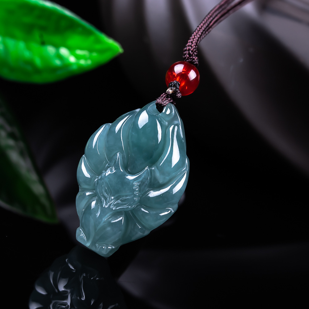 Jewelry & Watches Store - Kalung Liontin Rubah Giok Burma Alami