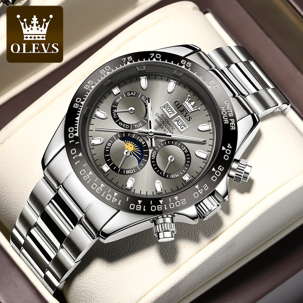 Seiko Watch Presage - OLEVS jam tangan mekanis otomatis, arloji