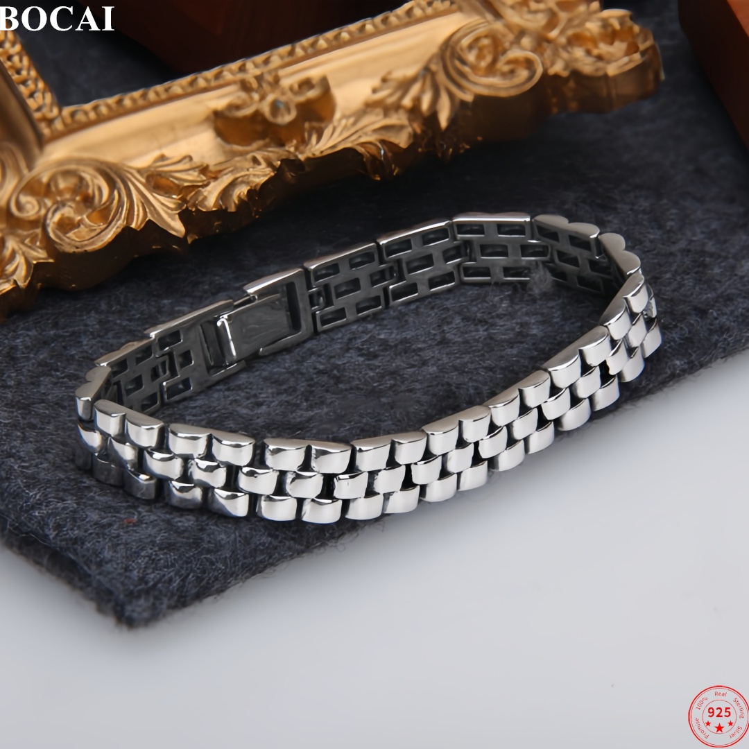 Fine Jewelry Watches Women - BOCAI Gelang Perak Sterling S925 Baru