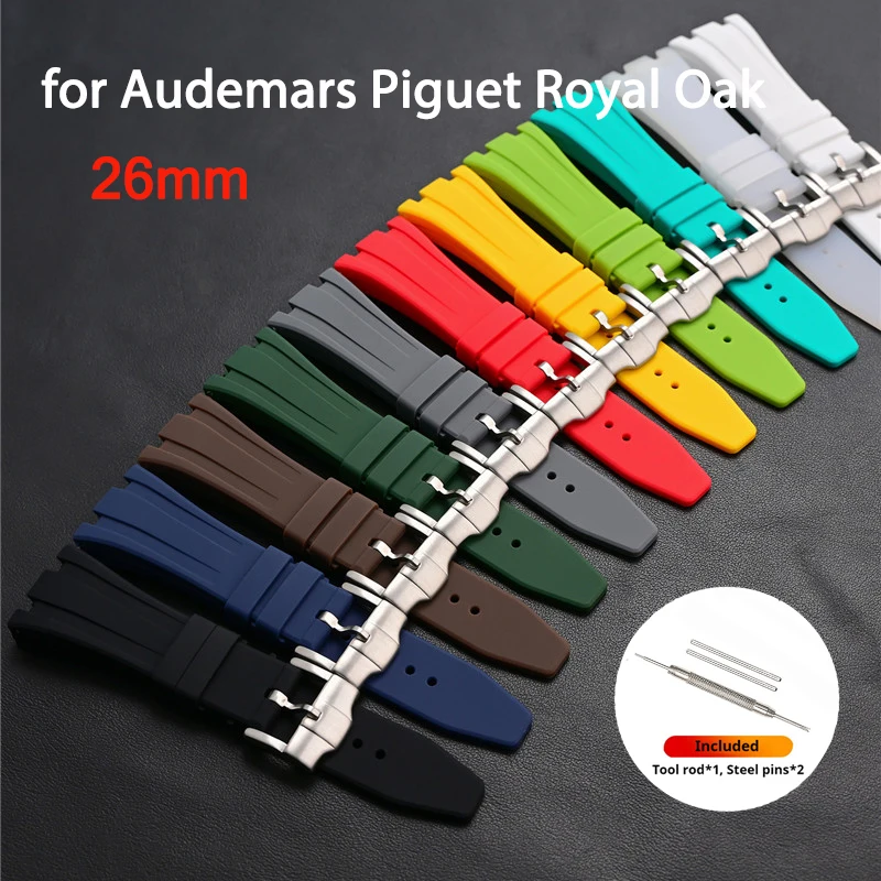 Audemars Piguet Watch Royal Oak Offshore - Tali Karet 26Mm untuk Audemars Piguet