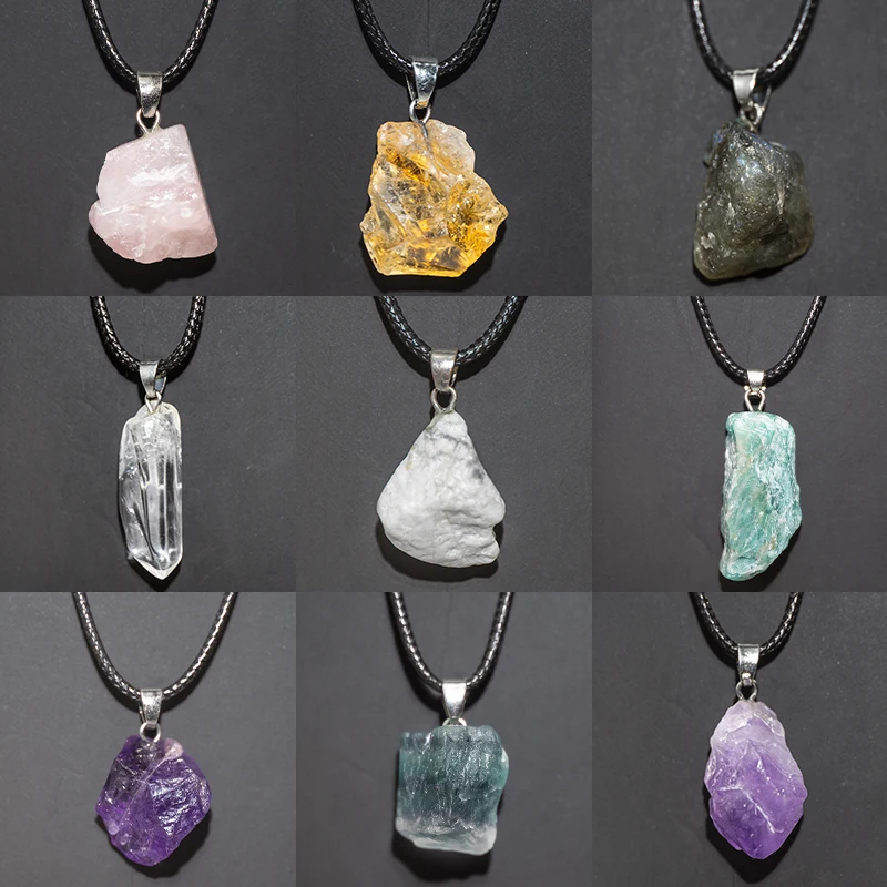 Crystal Choker Necklace - Kalung bunga kecubung alami kalung bentuk