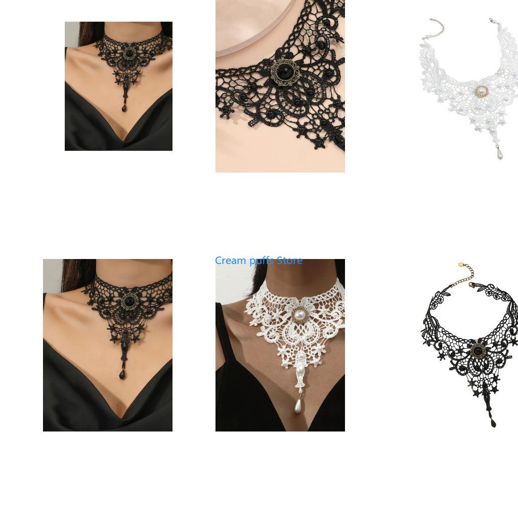 50LE Kalung Choker Renda Choke - Crystal Choker Necklace ulasan dan harga