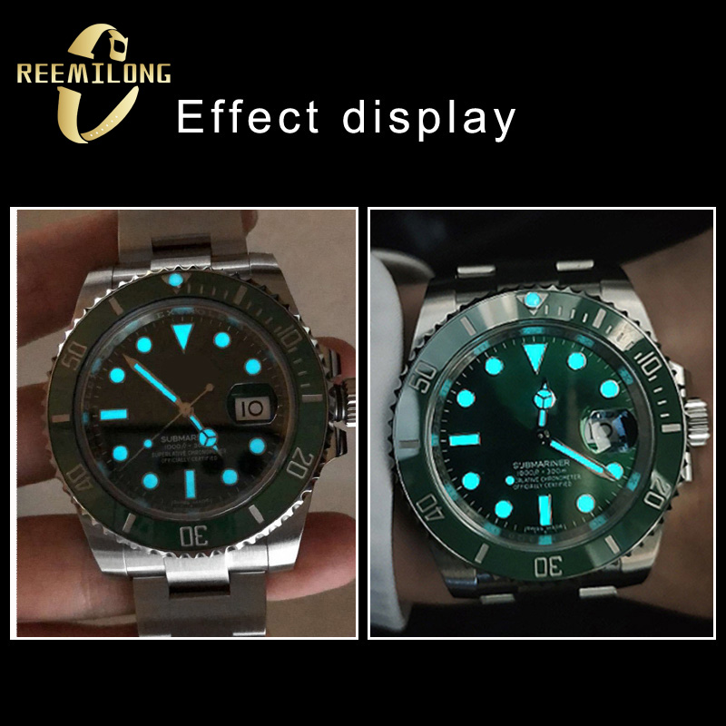 Manik-manik bercahaya biru hij - Rolex Watch Submariner ulasan dan harga
