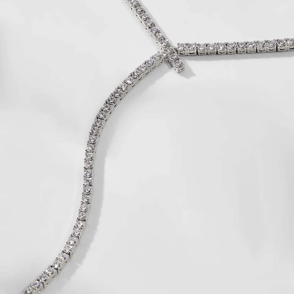 Stonenfan kalung rantai, perhi - Crystal Choker Necklace ulasan dan harga