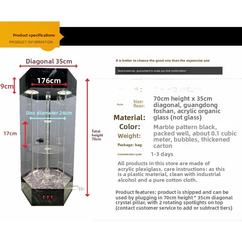 Etalase Putar Eropa untuk Pame - Jewelry And Watches Exhibition ulasan dan harga