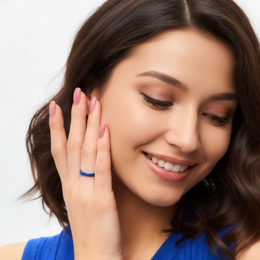 Cincin Kawin Keramik 3mm untuk - Minimalist Ring Stackable ulasan dan harga