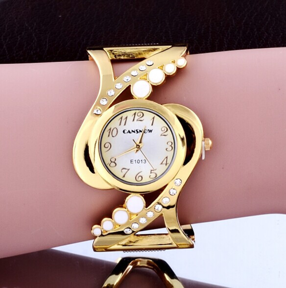 Mewah Emas Gelang Jam Tangan W - Jewelry Diamond Watches ulasan dan harga