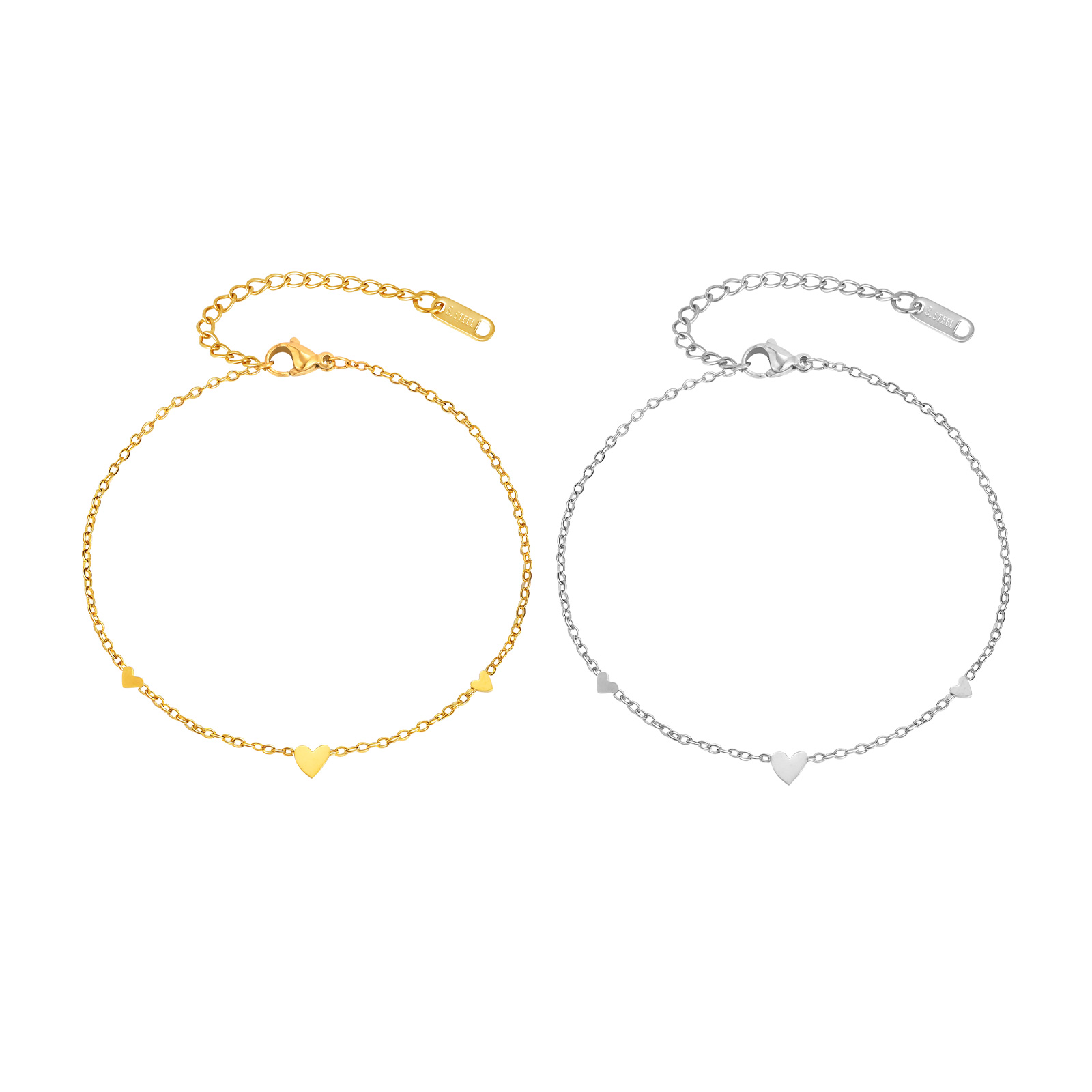 Gelang Kaki Hati Stainless Ste - Jc Jewelry & Watches ulasan dan harga