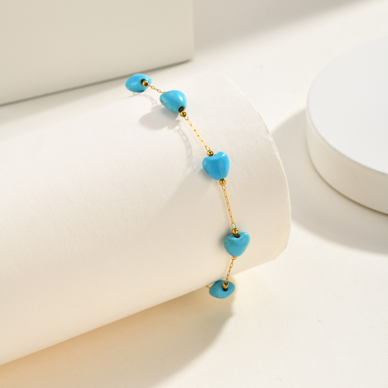 Gelang Kaki Hati Turquoise, Ra - Jc Jewelry & Watches ulasan dan harga