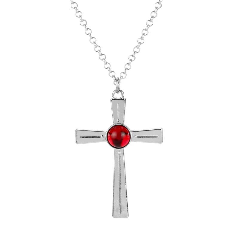 Kalung kristal merah Rosario d - Crystal Choker Necklace ulasan dan harga