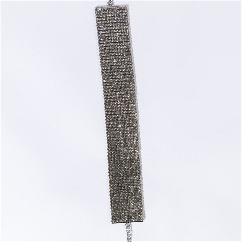 Kalung untuk wanita kalung kri - Crystal Choker Necklace ulasan dan harga
