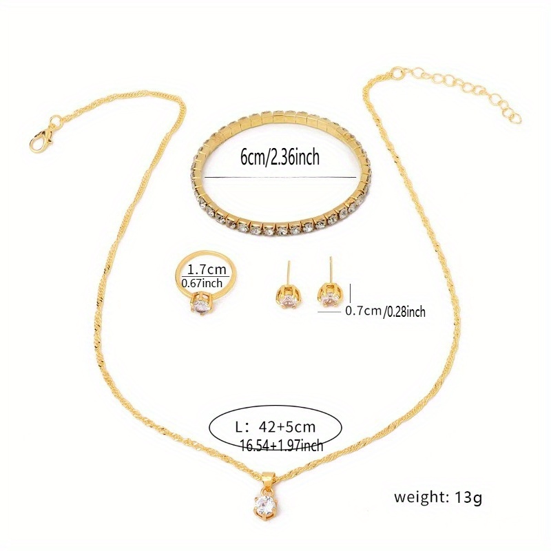 Set Perhiasan Zirkon Minimalis - Minimalist Ring Stackable ulasan dan harga