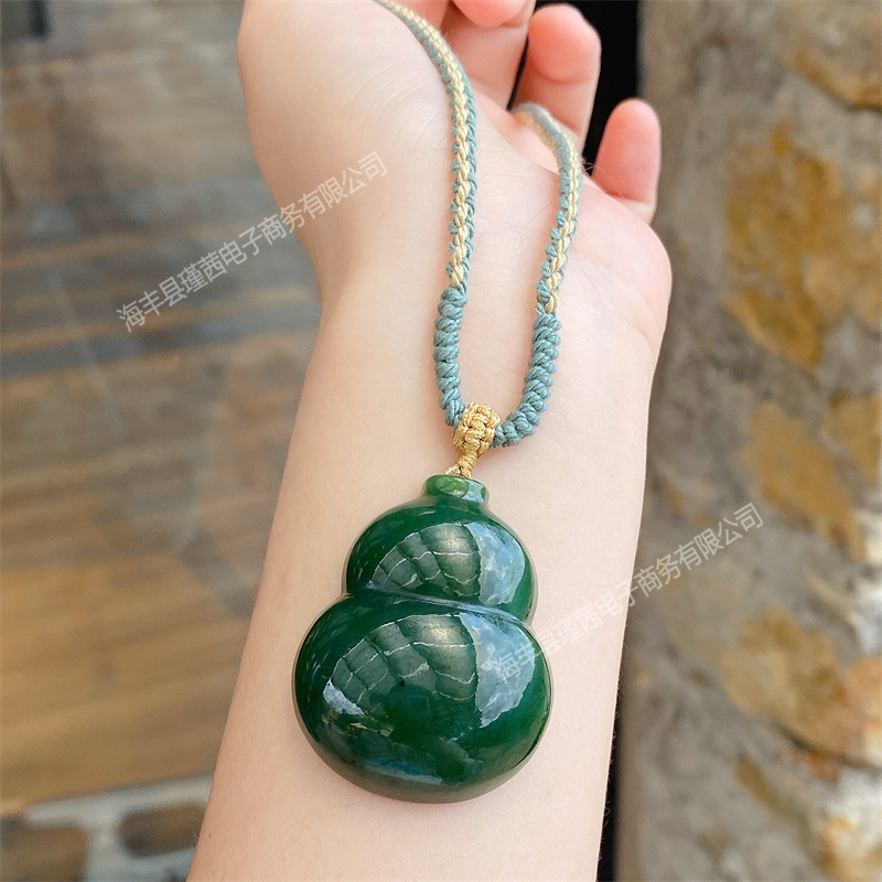 Kalung Liontin Labu Giok Hetia - Jewelry & Watches Store ulasan dan harga