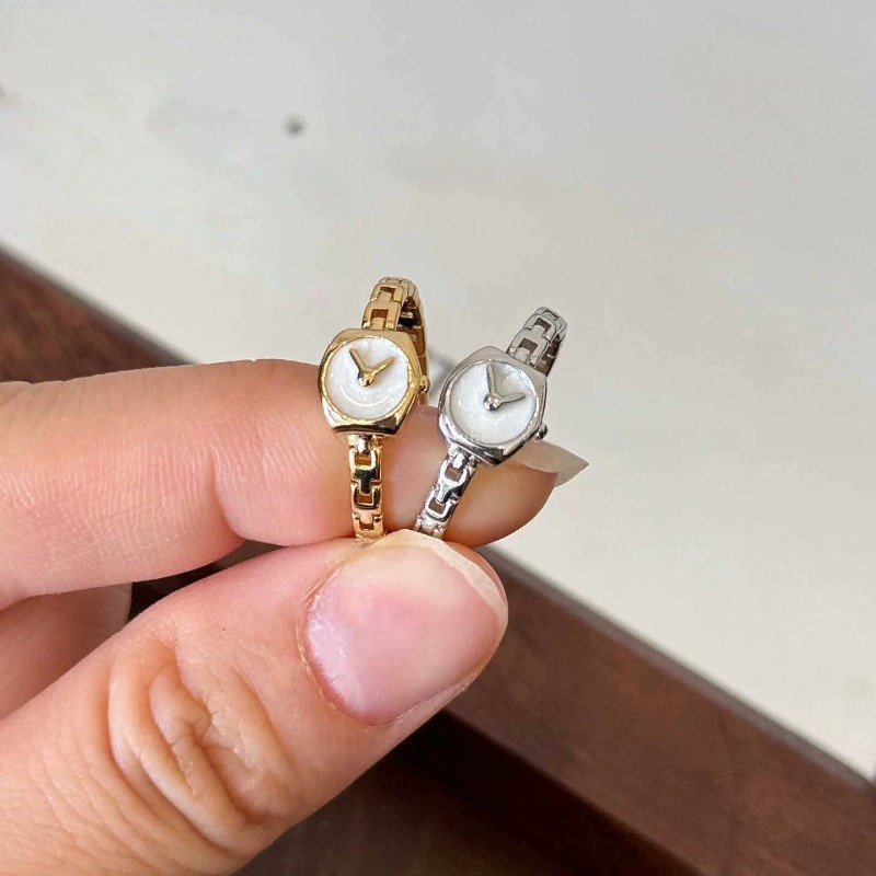 Cincin Unik Berbentuk Jam Tang - Unique Jewelry Watches ulasan dan harga