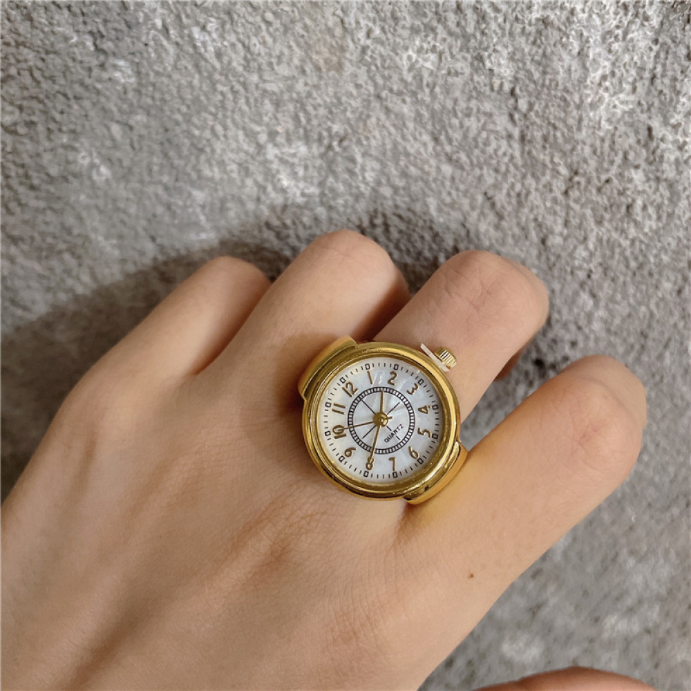 Jam Cincin Gaya Trendy Ins Ret - Unique Jewelry Watches ulasan dan harga