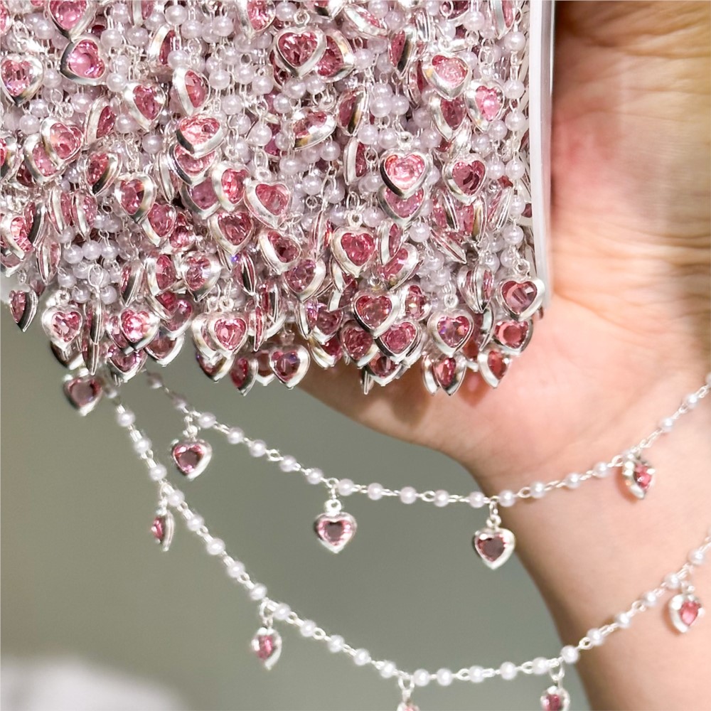 Rantai Kuningan Kristal Hati P - Crystal Choker Necklace ulasan dan harga