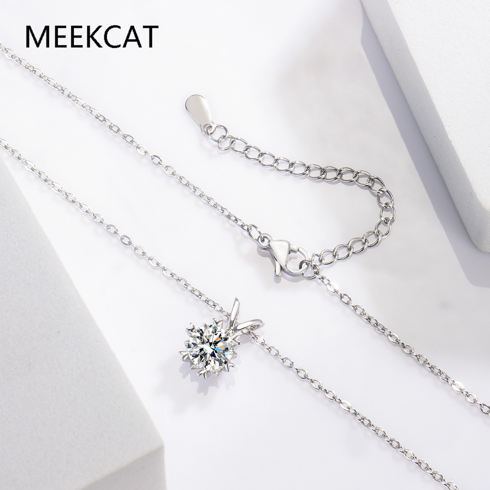 Kalung Halo Moissanite untuk W - Crystal Choker Necklace ulasan dan harga