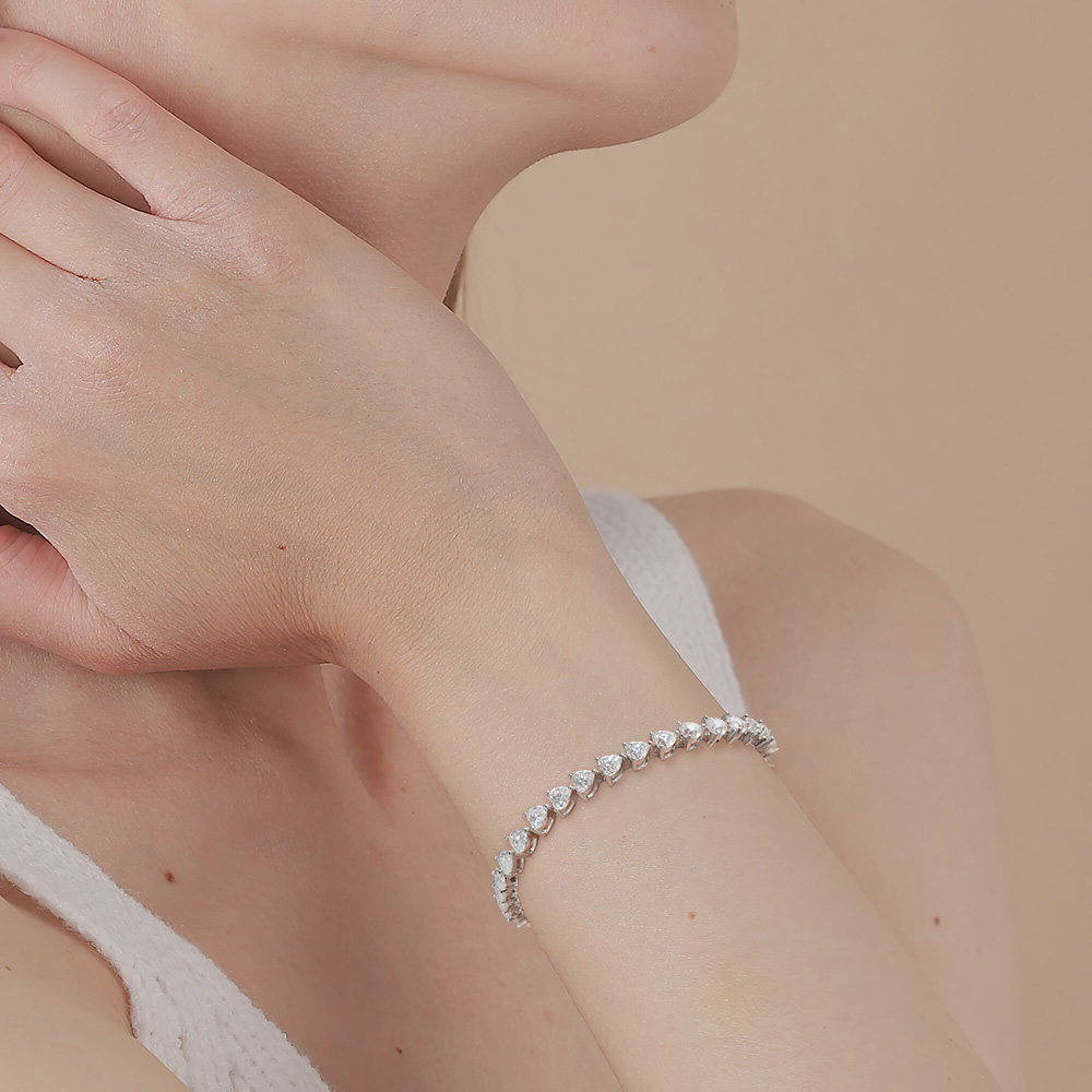 Gelang Tenis Moissanite Potong - Fine Jewelry Watches Women ulasan dan harga