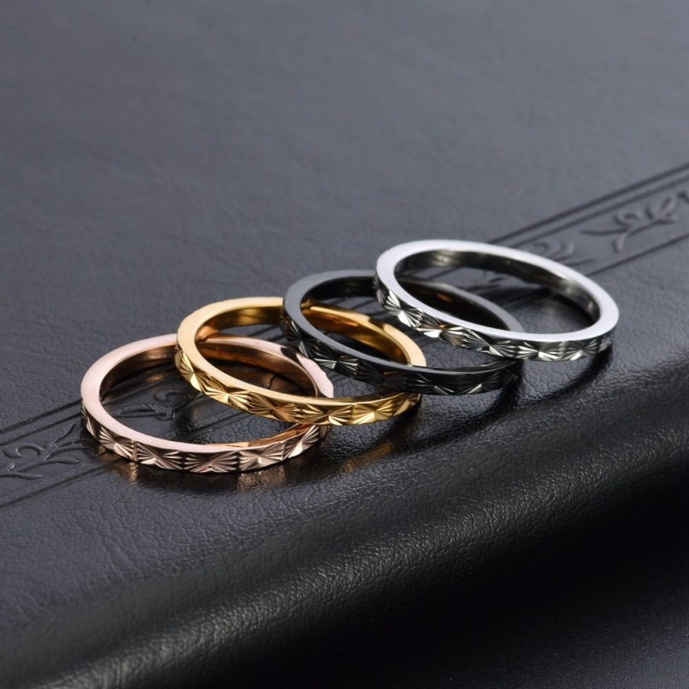 Kolmnsta 2Mm Cincin Kawin Dapa - Minimalist Ring Stackable ulasan dan harga