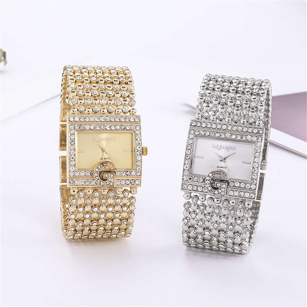 Jam tangan wanita, persegi sed - Jewelry Diamond Watches ulasan dan harga