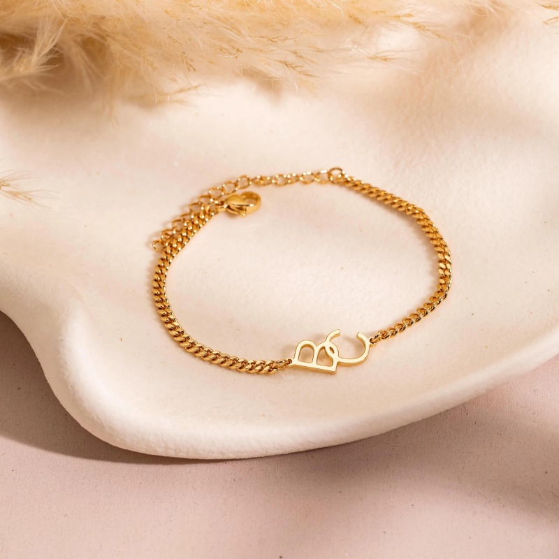 Gelang Inisial Kustom Minimali - Minimalist Ring Stackable ulasan dan harga
