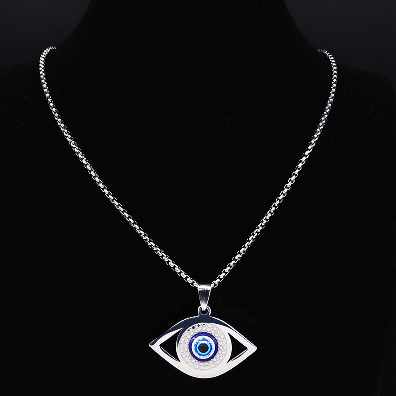 Kalung Mata Biru Islam Hamsa,  - Jewelry & Watches Store ulasan dan harga