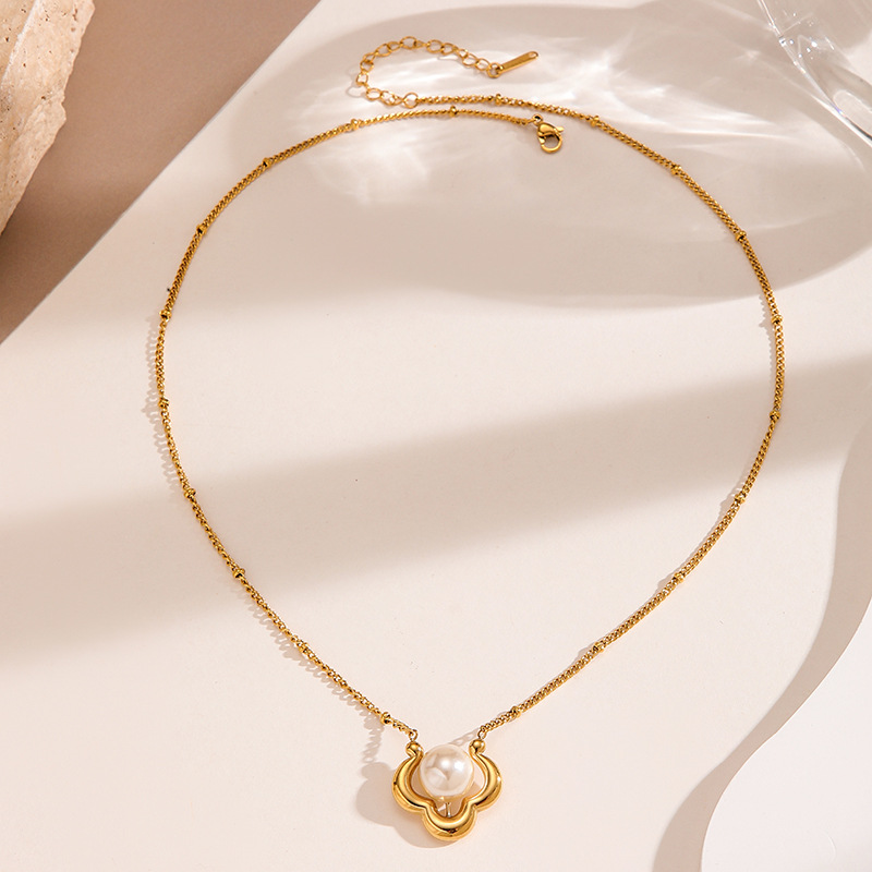 Kalung Liontin Mutiara Awan Ke - Crystal Choker Necklace ulasan dan harga