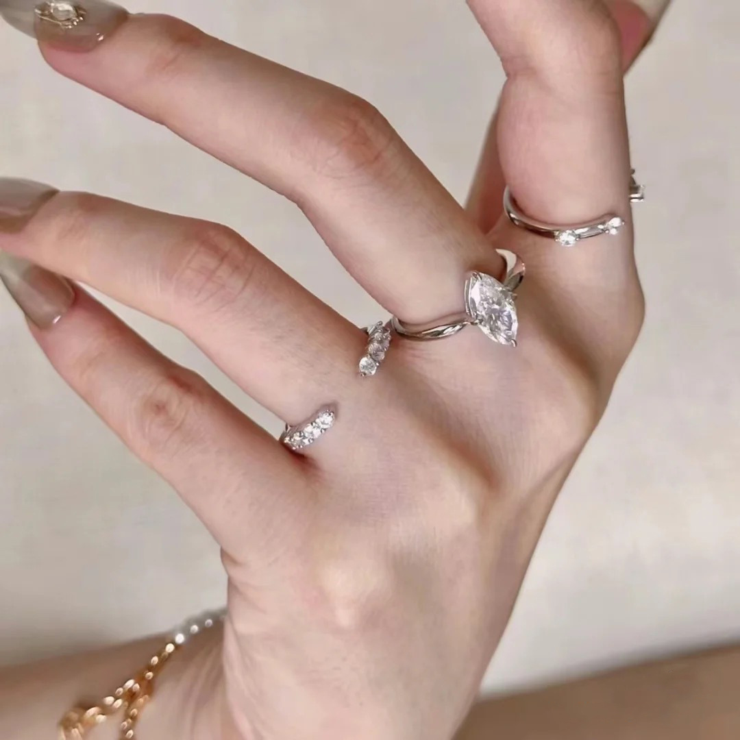 Cincin Perak Sterling S925 Min - Minimalist Ring Stackable ulasan dan harga