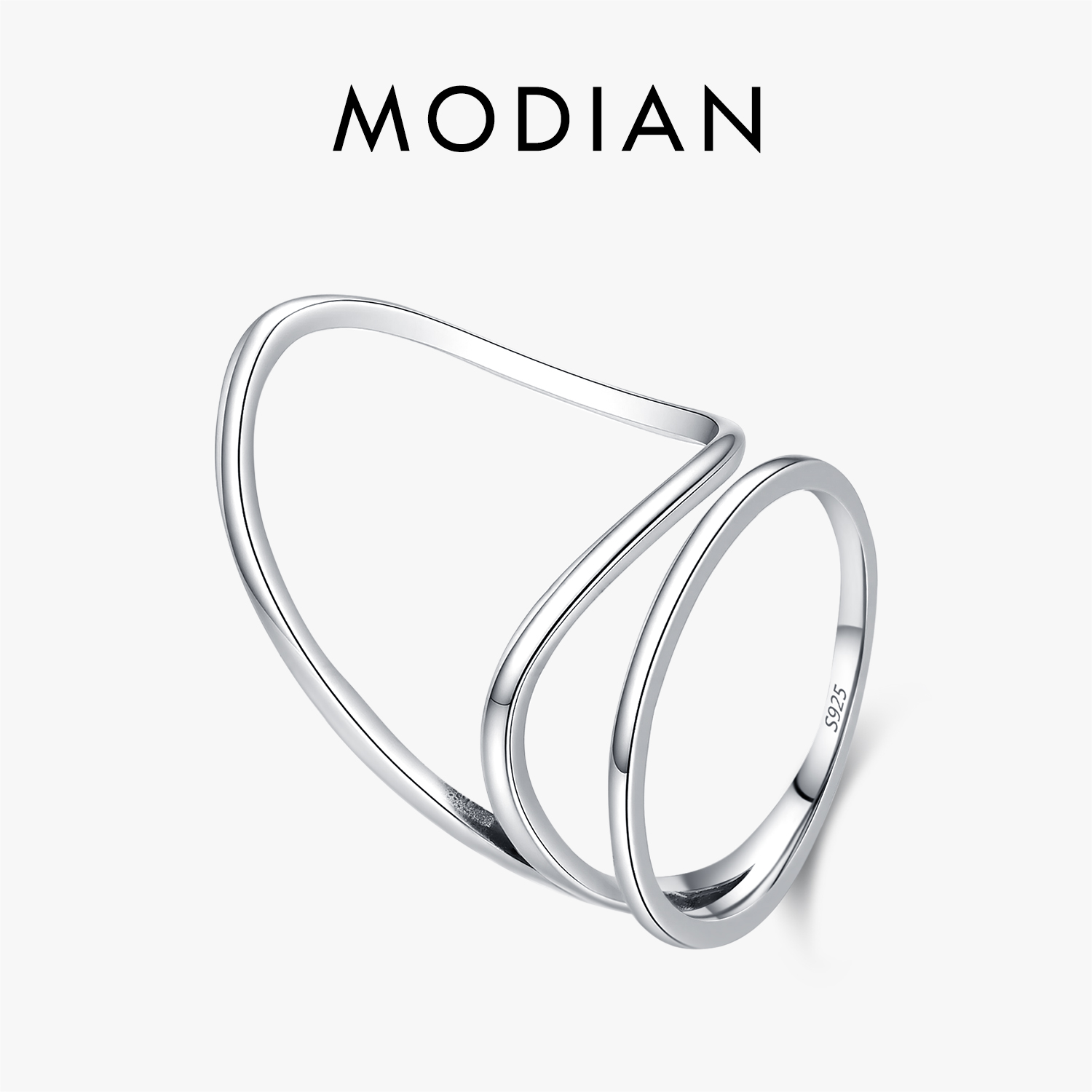 MODIAN Cincin Jari Wanita Mini - Minimalist Ring Stackable ulasan dan harga